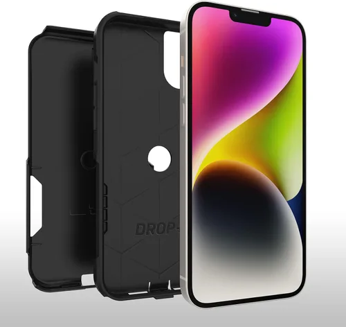 Miniatura 3 de OtterBox Commuter - Funda delgada compatible con iPhone 14 Plus (no 14/Pro/Pro Max) de doble capa de defensa, embalaje no minorista, color negro