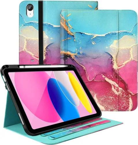 Miniatura 11 de Zonefoker Funda para iPad de 11ª generación (A16) de 11 pulgadas 2025, para 10ª generación de 10.9 pulgadas 2022, piel sintética para iPad de 11/10