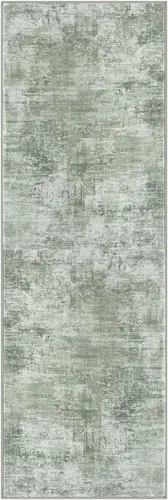 Miniatura 204 de IOHOUZE Alfombra abstracta lavable de 3 x 12 pies para pasillos, antideslizante para cocina, camino de entrada de lana sintética para interiores