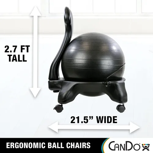 Miniatura 2 de CanDo Silla de bola móvil de plástico para adultos