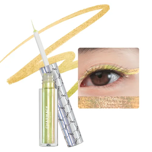 Miniatura 23 de CHARMACY Delineador Líquido para Ojos Resistente al Agua, Lápiz delineador de ojos negro intenso de larga duración con punta ultra fina, a prueba