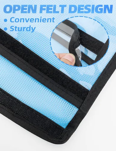 Miniatura 5 de BLUEWING Bolsa de barra esparcidora de pesca prémium de 18 pulgadas, adecuada para agua salada y agua dulce, tamaño 20 x 12 pulgadas