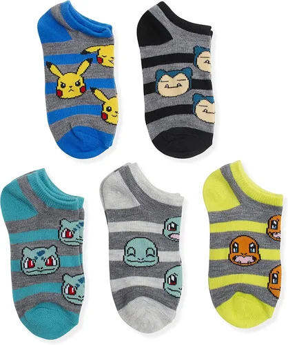 Miniatura 3 de Pokemon Boys 5 Pack No Show Socks