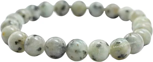 Miniatura 810 de Amazing Gemstone Pulsera de cristal para mujeres y hombres, pulsera de cristal curativo de protección, pulsera elástica con cuentas de piedras