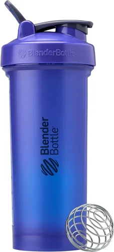 Miniatura 19 de BlenderBottle Classic V2 Botella mezcladora perfecta para batidos de proteínas y preentrenamiento, 28 onzas, color ciruela