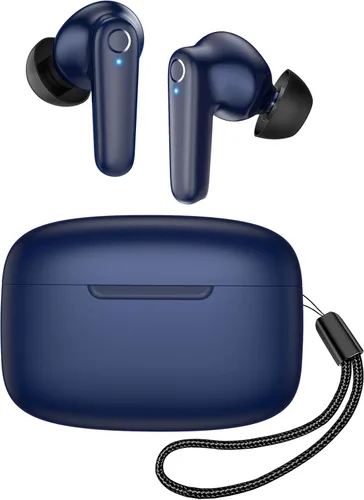 Miniatura 10 de Redpepper - Auriculares inalámbricos Bluetooth 5.3 60H de tiempo de uso. Auriculares con graves profundos y llamada clara. Con micrófono Negro