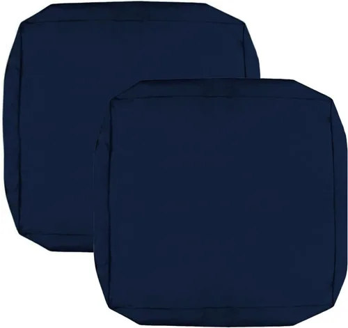 Miniatura 26 de FLYMEI Patio Cushion Covers 16x16x2.5 Waterproof Outdoor Cushion Cover Replacement 1Packs Outdoor Seat Cushion Slipcover for Rattan Chair Sofa, Beige