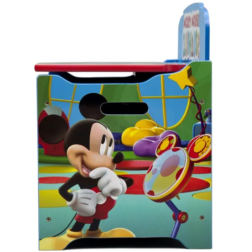 Miniatura 5 de Delta Children Caja de juguetes de lujo, Mickey Mouse de Disney Disney Mickey Mouse