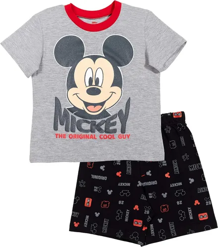 Miniatura 5 de Disney Camisetas de bebé de Mickey Mouse y pantalones cortos de rizo francés para niños pequeños