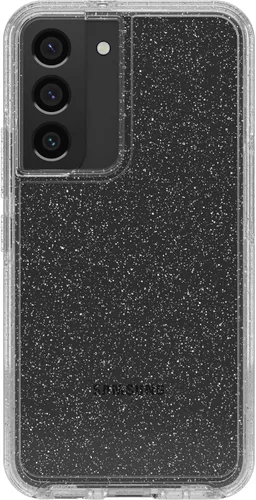 Miniatura 2 de OtterBox Funda para Galaxy S22 Symmetry Series - STARDUST (brillante/transparente), ultra suave, compatible con carga inalámbrica, bordes elevados
