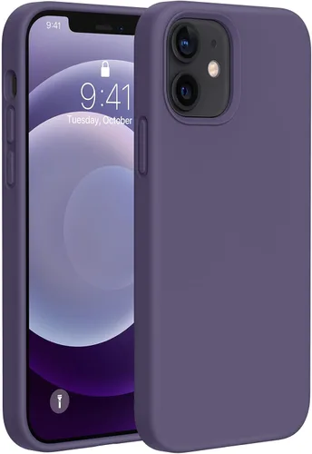 Miniatura 185 de Miracase Funda diseñada para iPhone 13, con protector de pantalla de vidrio templado, forro de microfibra suave antiarañazos, funda de goma