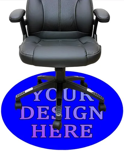 Miniatura 42 de Tapete redondo personalizado para silla de escritorio de oficina, diseño de tu propio logotipo de foto, texto, alfombrillas circulares