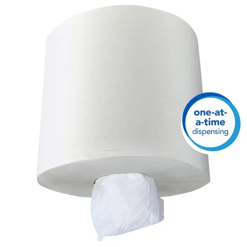 Miniatura 3 de Scott Professional Essential - Toallas de papel de extracción central, a granel (01032), bolsillos de absorción de secado rápido, blanco, perforadas