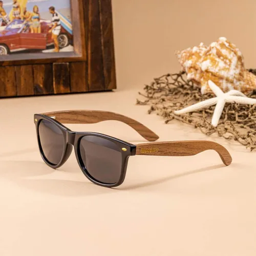 Miniatura 2 de WOODIES Wayfarer gafas de sol de madera con lentes polarizados