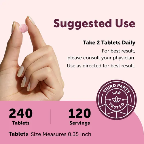Miniatura 4 de Vitamina B12 sublingual 5000 mcg Forma activa metil B12 - 180 tabletas masticables Disolución rápida, sabor natural a fresa, apoyo a la energía
