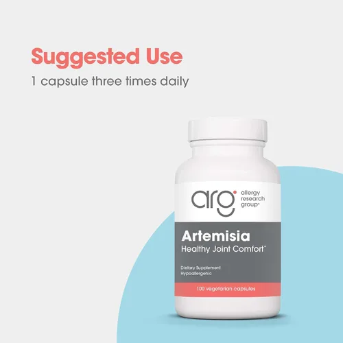 Miniatura 4 de Allergy Research Group ARG Artemisia Annua Extract - 500 mg concentrado de ajenjo dulce - Apoyo a la salud inmune y articular - Fórmula de bienestar