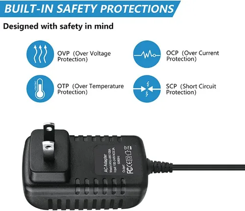 Miniatura 2 de Cargador de batería 12V 1A para Razor Power Core E90 E95 ePunk XLR8R Scooter eléctrico
