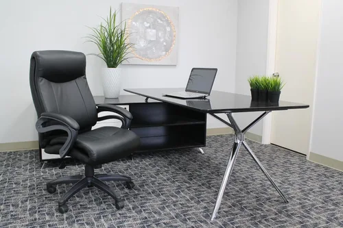 Miniatura 2 de Boss Office Products Silla ejecutiva de doble capa en negro