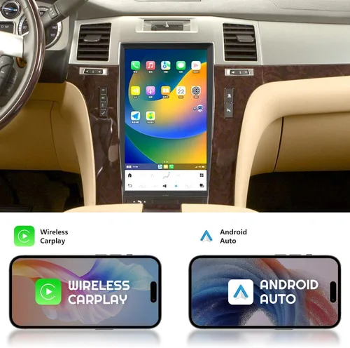 Miniatura 4 de 13.6 pulgadas Qualcomm Snapdragon Android Car Radio para Cadillac Escalade 2007 2008 2009 2010 2011 2012 2013 2014 Auto estéreo reemplazo