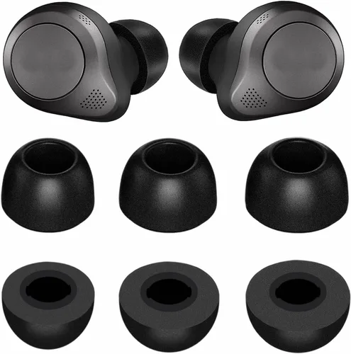 3 pares de almohadillas de memoria para Elite 85T, S/M/L 3 tamaños de repuesto para reducir el ruido, ajuste en estuche de auriculares de gel