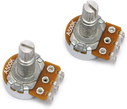 Miniatura 8 de Alpha Pots Log A250k Potenciómetro de audio de volumen Electrónica para guitarra eléctrica o bajo (más grande A250k)