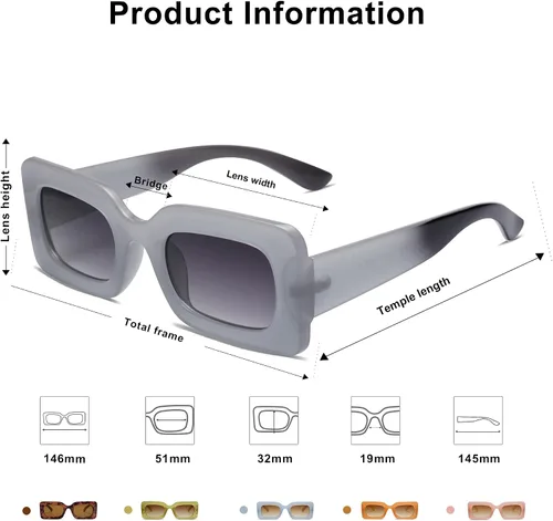 Miniatura 4 de SOJOS Trendy Sunglasses for Women and Men