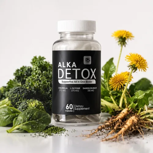 Tableta de aglutinante con fibra de clorella/clorofila, limpieza de desintoxicación de hígado y intestinal, enjuague de colon y toxinas. glicina y