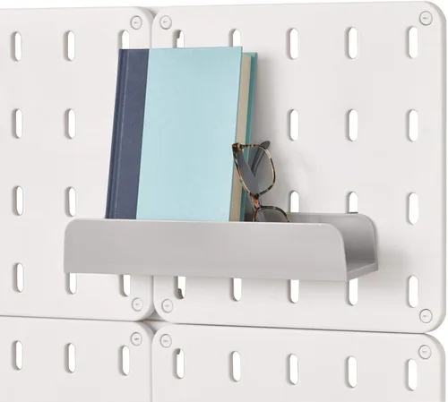Miniatura 13 de iDesign Cade - Contenedor organizador modular de plástico sin BPA para colgar, 5.04 x 3.04 x 4 pulgadas, color gris