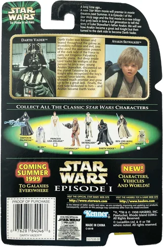 Miniatura 2 de Hasbro Star Wars Power of the Force POTF2 Flashback Figura de acción de Darth Vader
