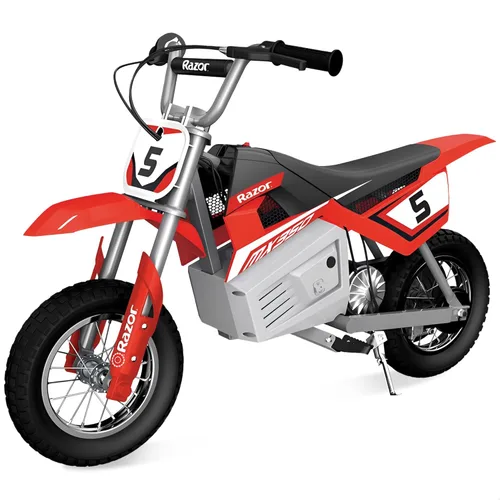 Miniatura 15 de Bicicleta estilo moto, juego eléctrico Razor MX400 Dirt Rocket 24 V, en color negro