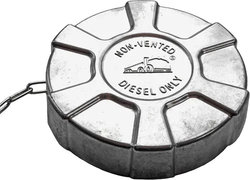 Miniatura 2 de Tapa de combustible diesel de aluminio sin bloqueo nominal de 3 1/2" para internacionales seleccionados