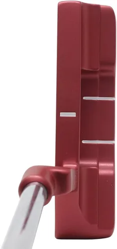 Bionik 101 Putter de golf rojo estilo hoja diestro con alineación herramienta de mano 33 pulgadas mujeres mayores perfecto para alinear tus putts