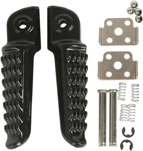 Miniatura 2 de XMT-MOTO - Reposapiés negro para Kawasaki Ninja ZX6R ZX10R ER6F ER6N 650R ZX-6R