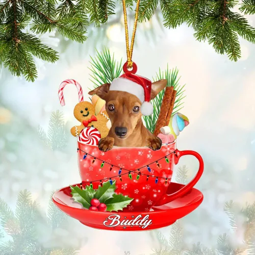 Miniatura 64 de Alaskan Malamute - Adorno acrílico personalizado para perro en taza, adorno de Navidad personalizado para perro 2023, decoración de árbol