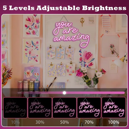 Miniatura 36 de Este Debe Ser El Lugar Letrero De Neón Letra Rosa Led Para Decoración De Pared Usb Letrero De Palabra Enciende Para Dormitorio Sala De Juegos Salón