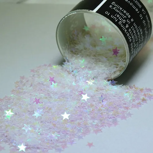 Miniatura 7 de Confetti Star 1/4" Negro - Paquete al por menor #8513 QS0