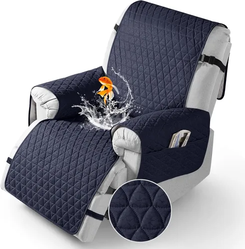Miniatura 17 de TAOCOCO Funda para Sillón Reclinable 100% Impermeable - Funda para Sillón Reclinable con Gránulos Antideslizantes, Fundas para Sillas Reclinables