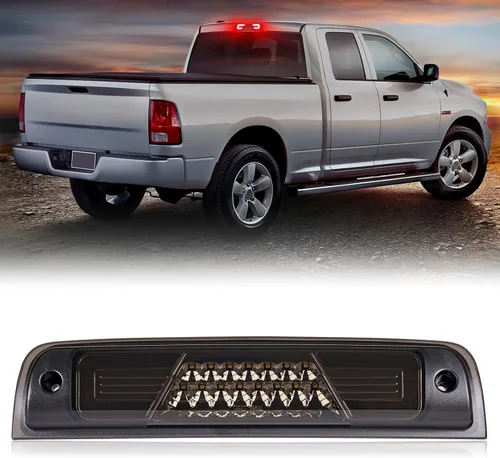 Miniatura 9 de R&F Auto Lente ahumada LED de repuesto de luz de freno de montaje alto para Ram 1500 2500 3500 (2002-2008), para Ram 2500 3500 (2009), luces