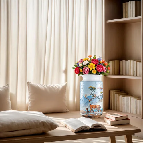 Miniatura 5 de Jarrón de rompecabezas 3D para adultos, 162 piezas de plástico curvado único, regalo de inauguración de la casa para arreglos florales y decoración