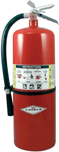 Miniatura 9 de Amerex Extintor químico seco B417T de 2.5 libras ABC con soporte de pared
