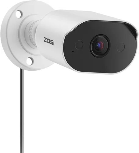 ZOSI Cámara de seguridad HD 1080P, 2MP para interiores y exteriores, cámara de seguridad para el hogar con audio unidireccional, visión nocturna,
