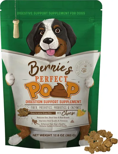 Miniatura 11 de Suplemento Perfecto para Popó, Digestión y Salud General para Perros: Fibra, Prebióticos, Probióticos y Enzimas Alivian las Condiciones Digestivas
