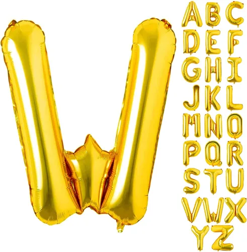 Miniatura 26 de Lovoir Globos dorados grandes de 40 pulgadas con la letra K de gran tamaño, globo de helio de aluminio de Mylar para fiesta de cumpleaños, Letra K