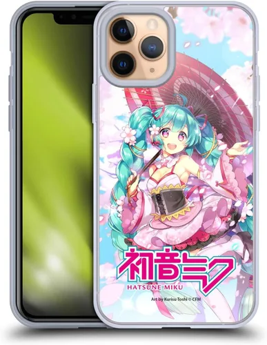 Miniatura 165 de Head Case Designs Licencia Oficial Hatsune Miku Gráficos Lindos Carcasa de Gel [Protección de Grado Militar] Compatible con Apple iPhone 7