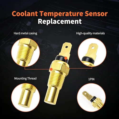 Miniatura 4 de HiSport Sensor de temperatura del refrigerante 1G498-83040 compatible con motor Kubota D1005 D1305 D1703 D850 D905 F2302 V1505 V2203 Motor RTV-X900