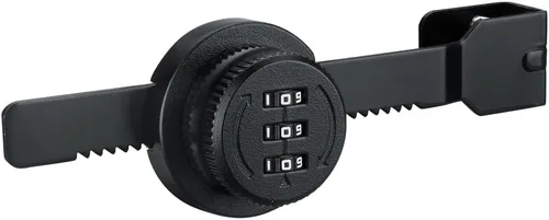Miniatura 3 de ETEKJOY Cerradura de trinquete sin llave para puerta corredera de cristal vitrina vitrina vitrina gabinete combinación de contraseña digital 3 Negro