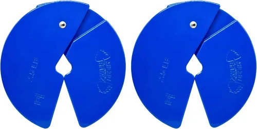 Miniatura 15 de Micro Gainz Placa de peso fraccional para mancuernas de 2.5 lb, ideal para micro cargas, (elige color) juego de 2 placas de peso fraccional