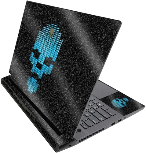 Miniatura 494 de MightySkins - Skin brillante con purpurina para Alienware M17 R3 (2020) y M17 R4 (2021) - Diversión de los años 90 Acabado duradero con purpurina
