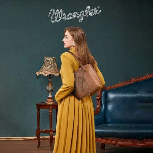 Miniatura 2 de Wrangler Bolso Hobo de gran tamaño tejido a mano con remaches occidentales