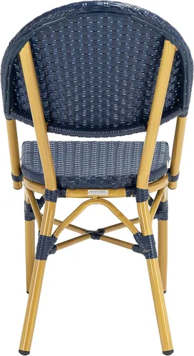 Miniatura 5 de SAFAVIEH FOX5203D-SET2 Barrow - Sillón para exteriores (2 unidades), color azul marino